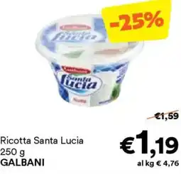 Unes Ricotta Santa Lucia GALBANI offerta