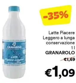 Unes Latte Piacere Leggero a lunga conservazione GRANAROLO offerta