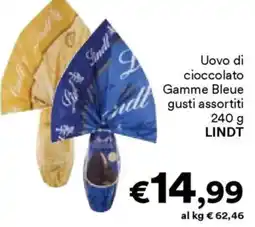 Unes Uovo di cioccolato Gamme Bleue LINDT offerta