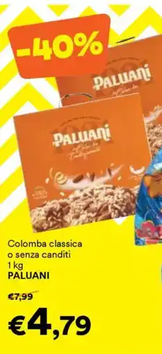 Unes Colomba classica o senza canditi PALUANI offerta