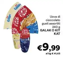 Unes Uova di cioccolato GALAK O KIT KAT offerta