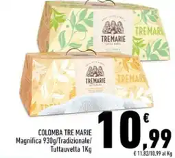 Conad City Colomba tre marie magnifica/tradizionale/ tuttauvetta offerta