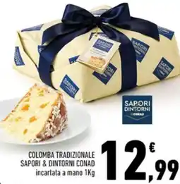 Conad City Colomba tradizionale sapori & dintorni conad incartata a mano offerta