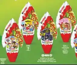 Deco Supermercati Kinder uovo vari personaggi offerta
