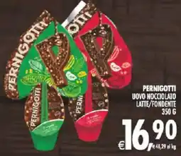 Deco Supermercati Pernigotti uovo nocciolato latte fondente offerta