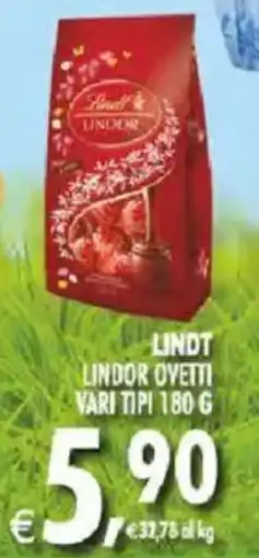Deco Supermercati Lindt lindor ovetti offerta