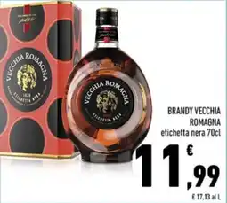 Conad City Brandy vecchia romagna etichetta nera offerta