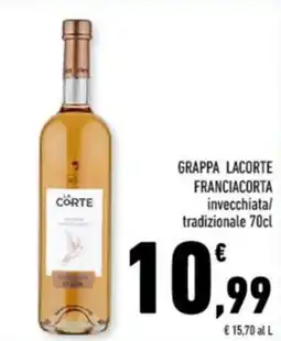 Conad City Grappa lacorte franciacorta invecchiata/ tradizionale offerta