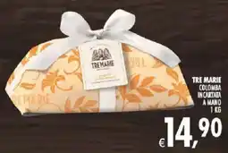 Deco Supermercati Tre marie colomba in cartata a mano offerta