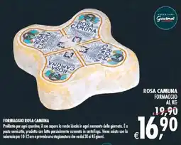 Deco Supermercati Rosa camuna formaggio al kg offerta