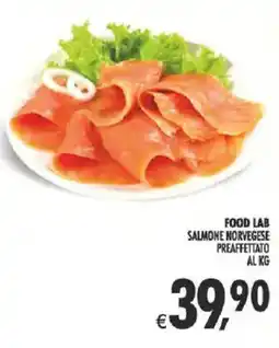 Deco Supermercati Food lab salmone norvegese preaffettato al kg offerta
