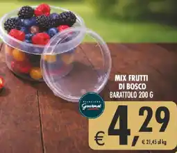 Deco Supermercati Mix frutti di bosco barattolo offerta