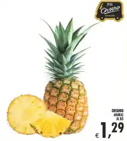 Deco Supermercati Orsero ananas al kg offerta