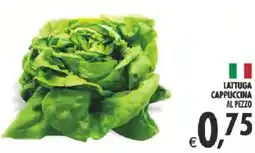 Deco Supermercati Lattuga cappuccina al pezzo offerta