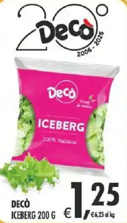 Deco Supermercati Decò iceberg offerta