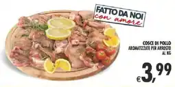 Deco Supermercati Cosce di pollo aromatizzate per arrosto offerta