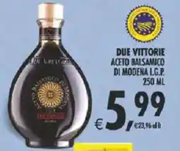 Deco Supermercati Due vittorie aceto balsamico di modena I.G.P. offerta