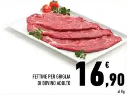 Conad City Fettine per griglia di bovino adulto offerta