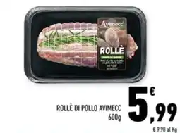 Conad City Rollè di pollo AVIMECC offerta