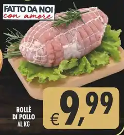 Deco Supermercati Rolle di pollo al kg offerta