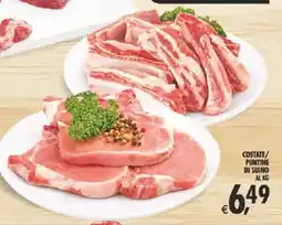 Deco Supermercati Costate/ puntine di suino al kg offerta