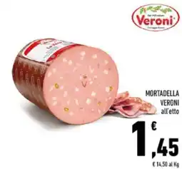 Conad City Mortadella VERONI offerta