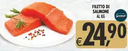Deco Supermercati Filetto di salmone al kg offerta