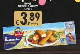 Deco Supermercati Findus bastoncini di merluzzo x18 offerta