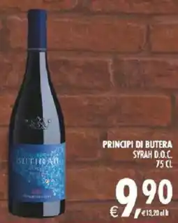 Deco Supermercati Principi di butera syrah D.O.C. offerta