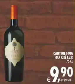 Deco Supermercati Cantine fina fina kike I.G.P. offerta