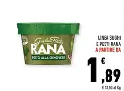 Conad City Linea sughi e pesti RANA offerta