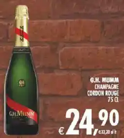 Deco Supermercati G.h. mumm champagne cordon rouge offerta