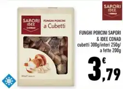 Conad City Funghi porcini sapori & idee conad cubetti/interi/ a fette offerta