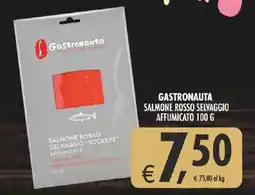 Deco Supermercati Gastronauta salmone rosso selvaggio affumicato offerta
