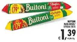 Deco Supermercati Buitoni pasta brisee/ sfoglia offerta