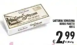 Deco Supermercati Latteria soresina burro panetto offerta