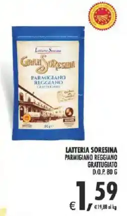 Deco Supermercati Latteria soresina parmigiano reggiano grattugiato D.O.P. offerta