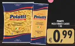 Deco Supermercati Poiatti pasta formati classici offerta