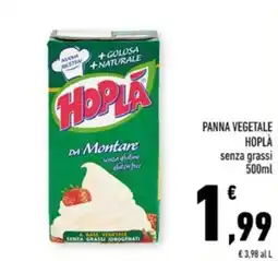 Conad City Panna vegetale hoplà senza grassi offerta