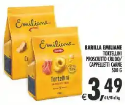 Deco Supermercati Barilla emiliane tortellini prosciutto crudo/ cappelletti carne offerta