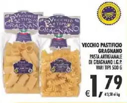 Deco Supermercati Vecchio pastificio gragnano pasta artigianale di gragnano l.g.p. offerta