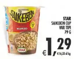 Deco Supermercati Star saikebon cup offerta