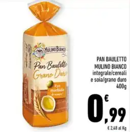 Conad City Pan bauletto mulino bianco integrale/cereali e soia/grano duro offerta