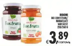 Deco Supermercati Rigoni bio confetture/ marmellate offerta