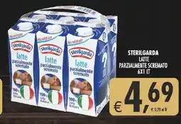 Deco Supermercati Sterilgarda latte parzialmente scremato offerta