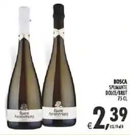 Deco Supermercati Bosca spumante dolce/brut offerta