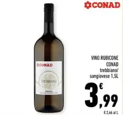 Conad City Vino rubicone conad trebbiano/ sangiovese offerta