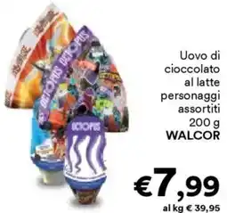 Unes Uovo di cioccolato al latte200 g WALCOR WALCOR offerta