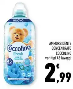 Conad City Ammorbidente concentrato COCCOLINO offerta