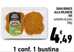 Conad City Gran dorate gran dorate alla milanese aia cotoletta di pollo offerta